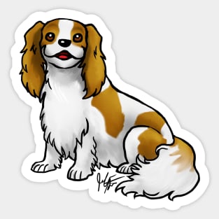 Dog - Cavalier King Charles Spaniel - Blenheim Sticker